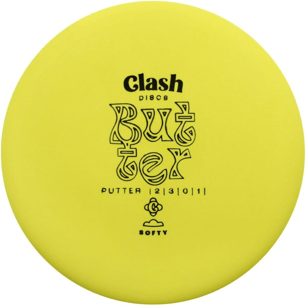 Clash Discs Butter Softy Putter - Yellow Disc